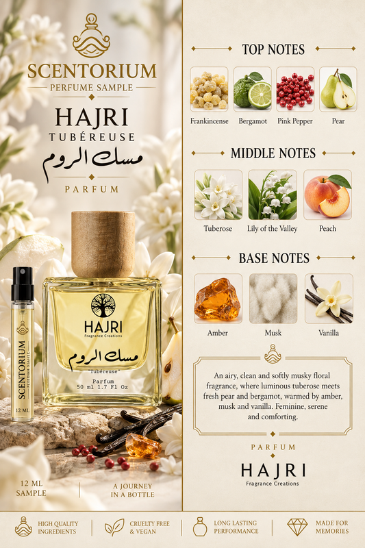 Tubéreuse مسك الروم – HAJRI